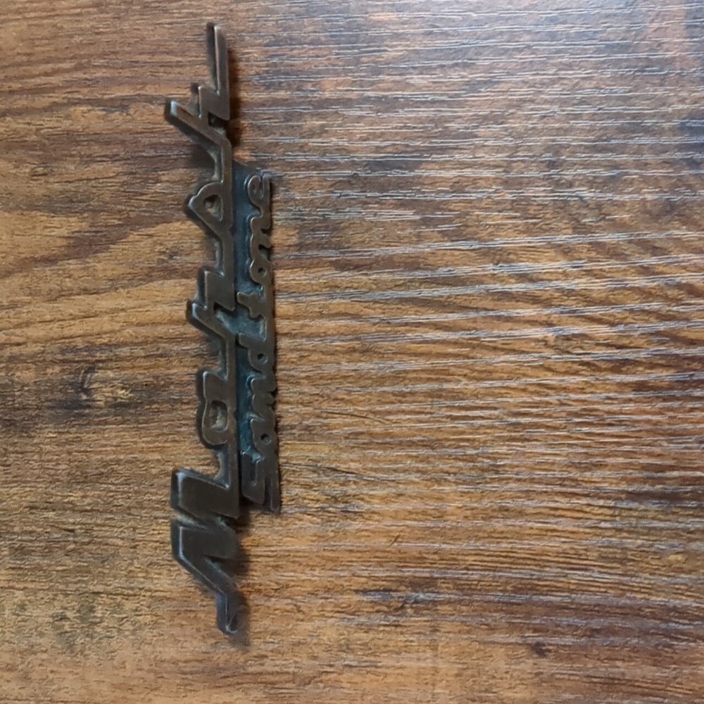Vintage Marsh cabinet sign